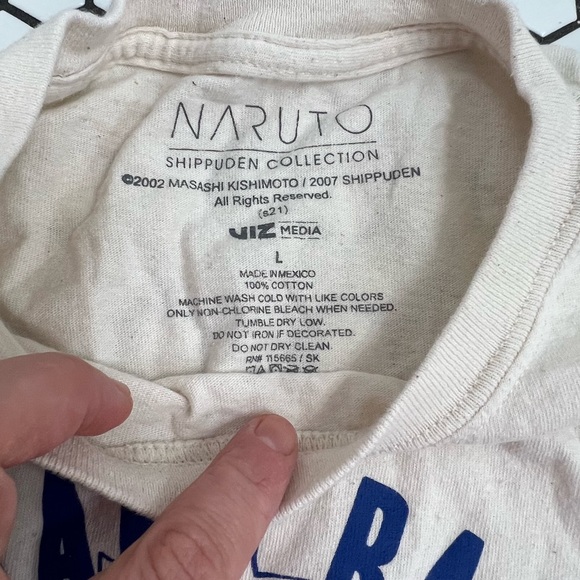 Vintage Naruto ichiraku ramen t shirt size large shippuden collection - Picture 2 of 3